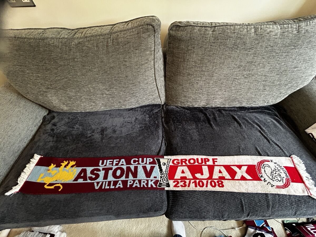 Aston Villa v AFC Ajax - variant scarf