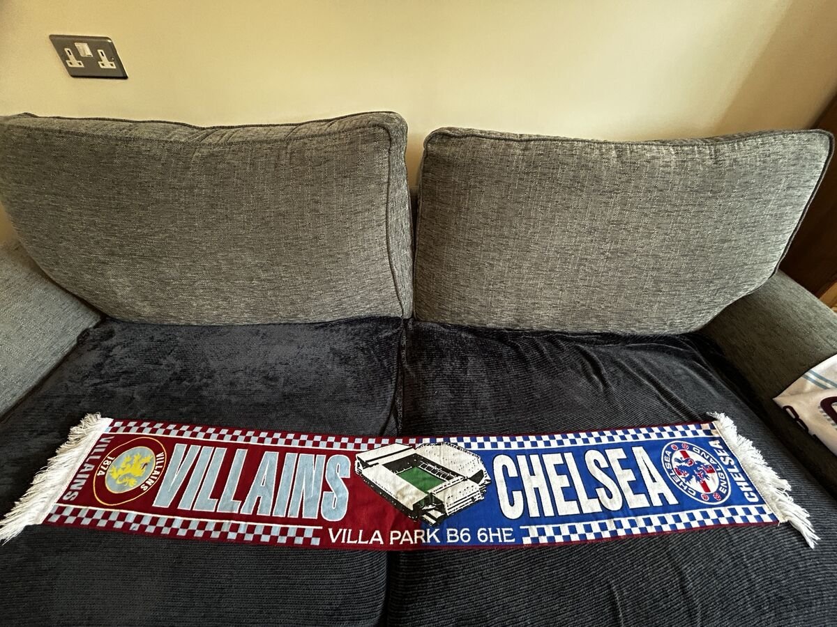 Aston Villa v Chelsea supporter scarf - Villa Park B6 6HE