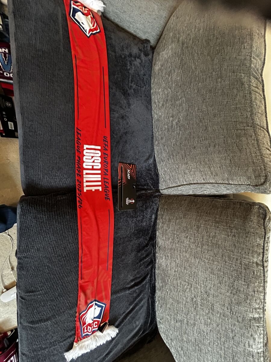 LOSC Lille UEFA Europa League League Phase 2025/26 opponent scarf