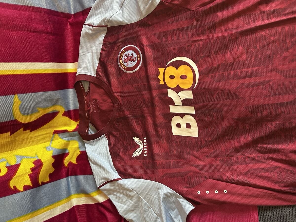 2023/24 Home - claret with light blue sleeves