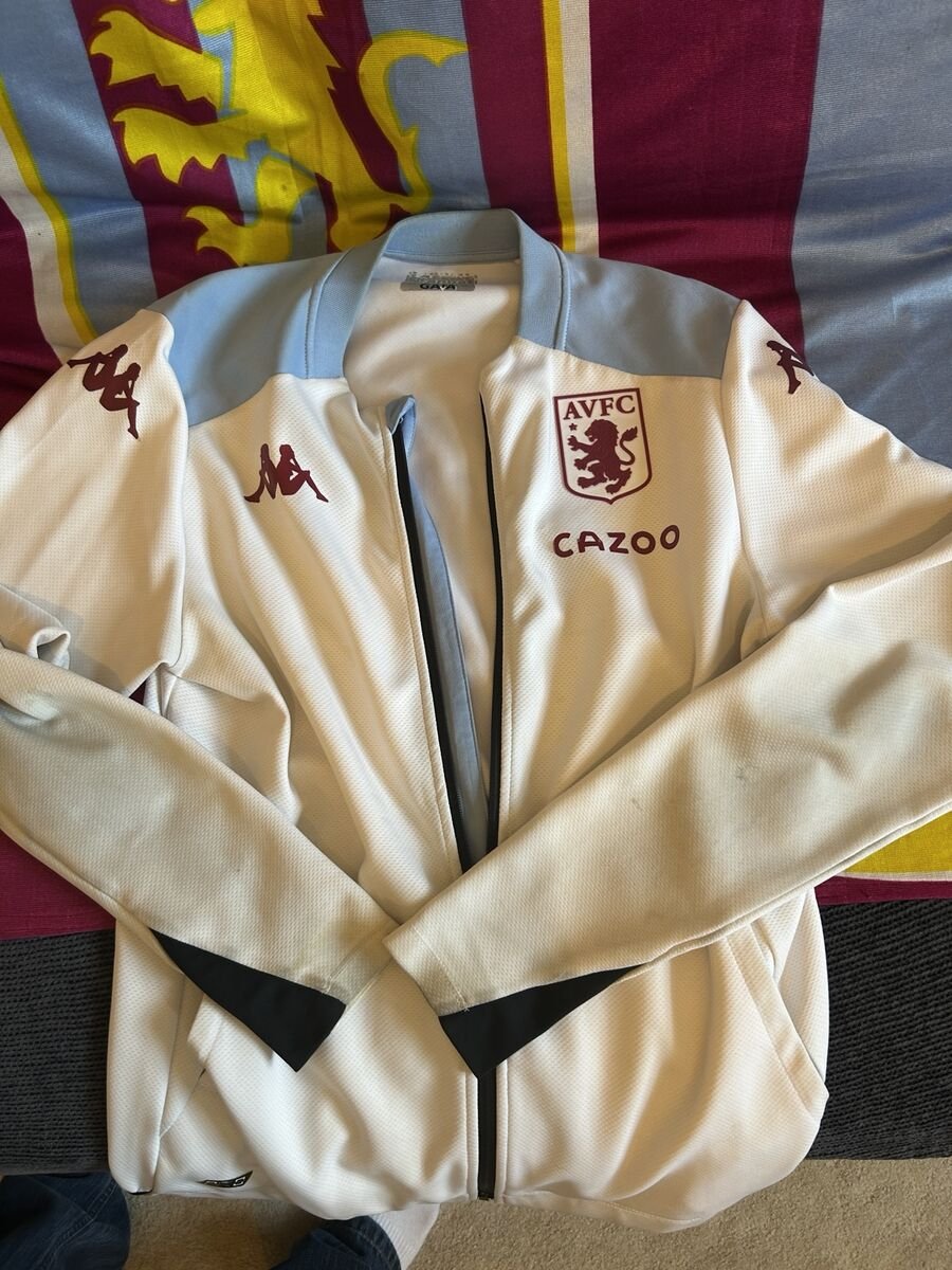 2021/22 Anthem / track jacket - white/light blue full zip