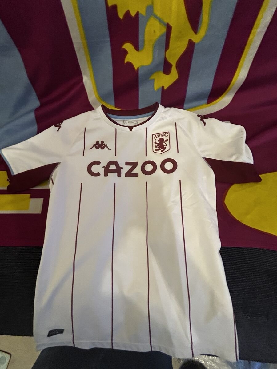 2021/22 Away - white with claret pinstripes