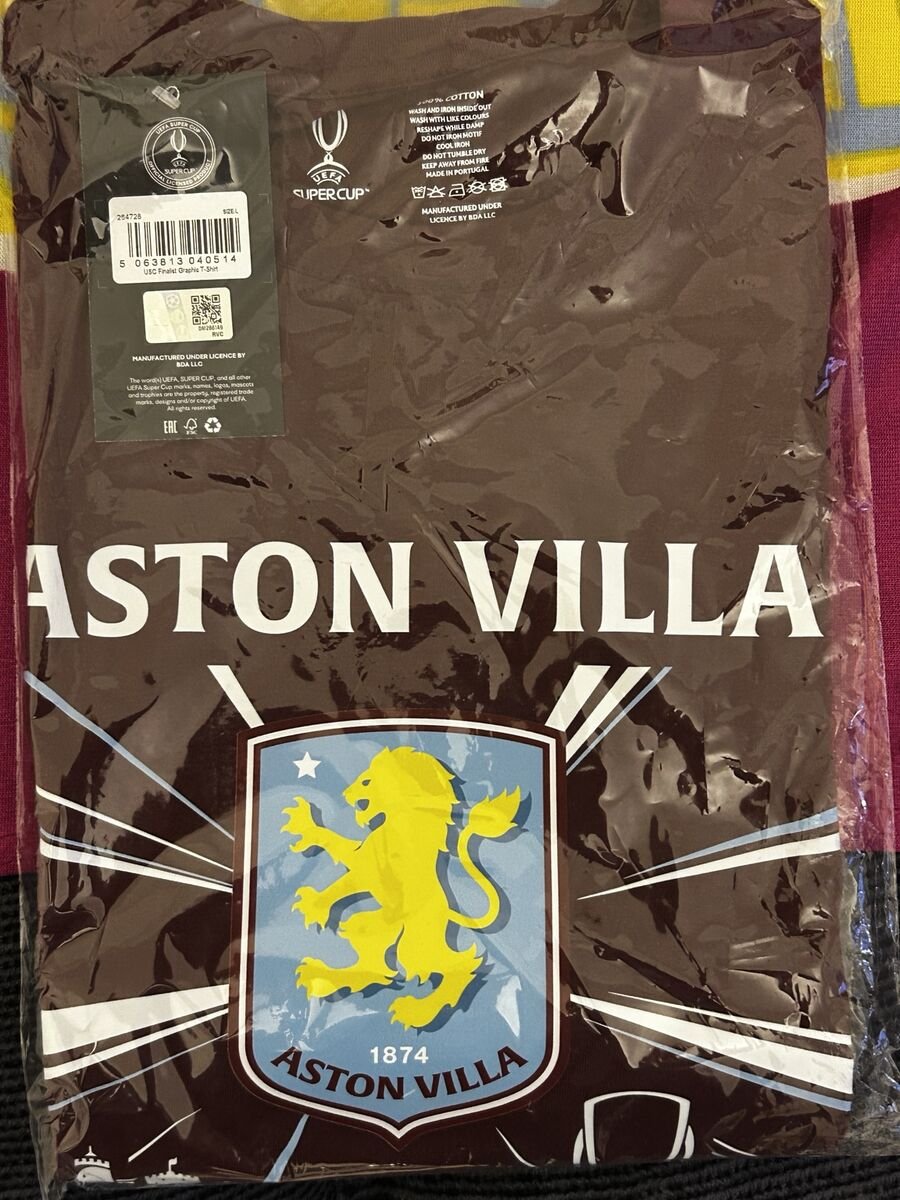 2026/27 UEFA Super Cup Final graphic T-shirt - packaged